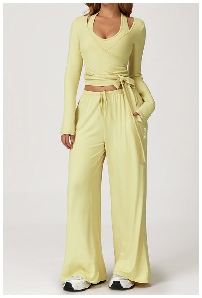 High Elasticity Straps Pilates Wrap Sports Top