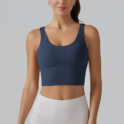 Full Coverage Deep V Back Beauty High Intensity Sports Bra