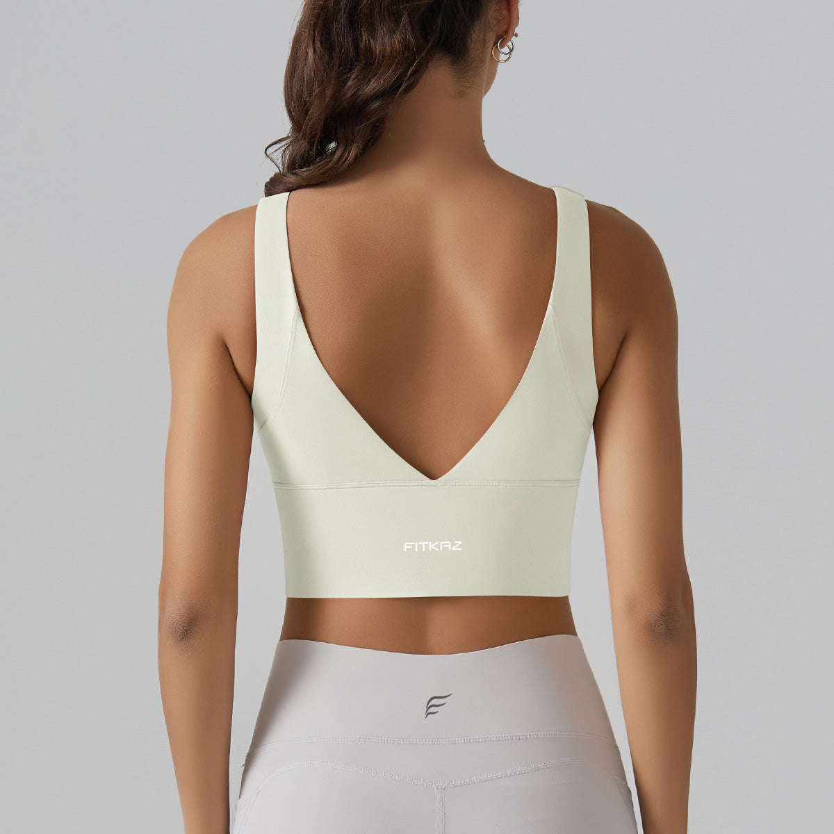 Full Coverage Deep V Back Beauty High Intensity Sports Bra