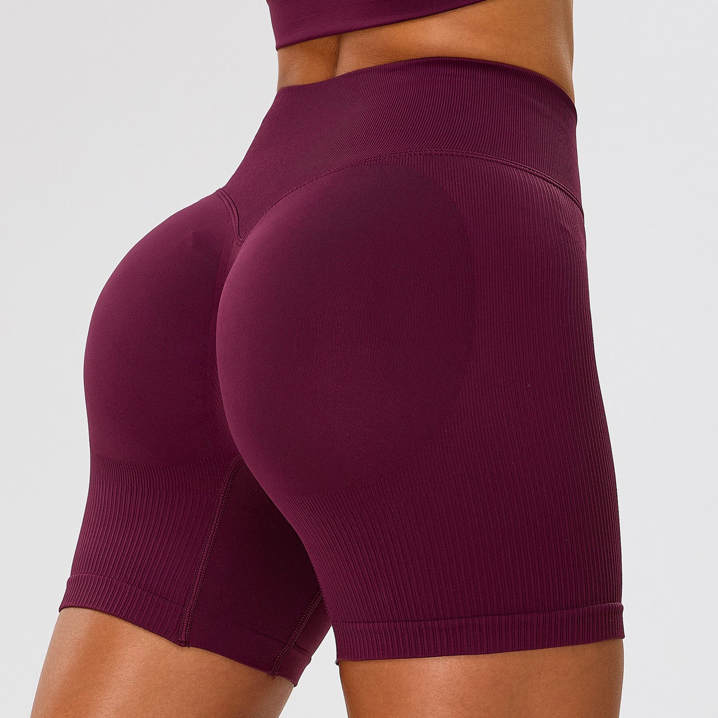 Seamless Knitted High Intensity Booty Lifting Sports Short