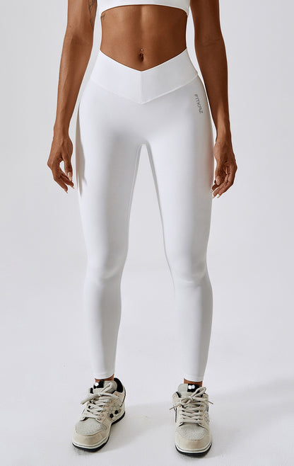 Flash Sale - Skin Touch V Shape Waist Peach Booty Leggings