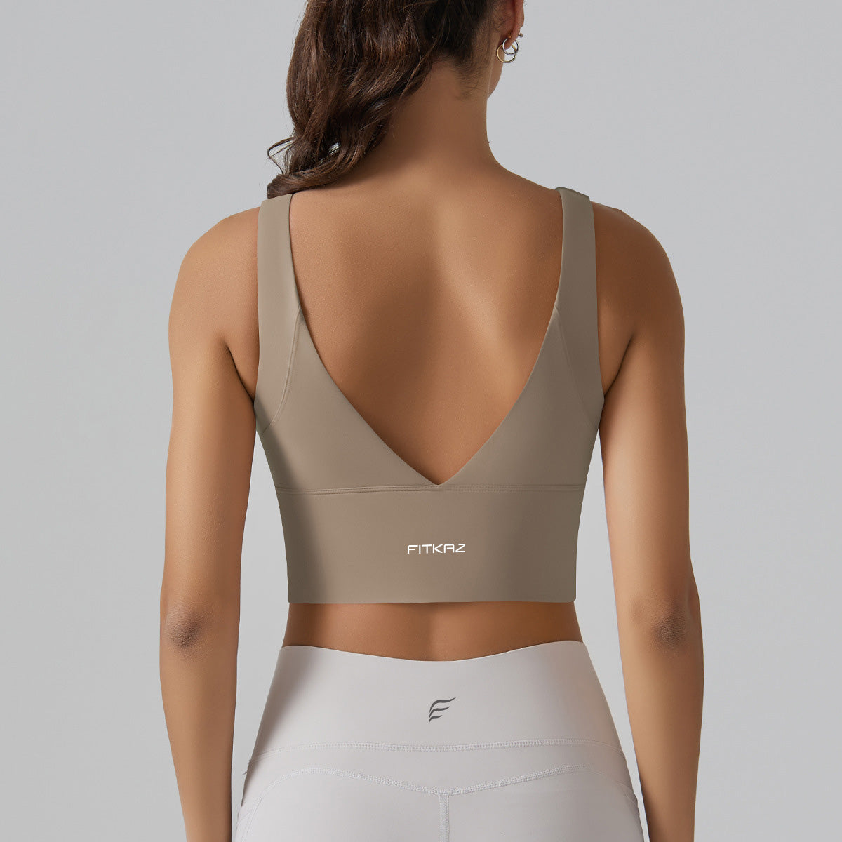 Full Coverage Deep V Back Beauty High Intensity Sports Bra