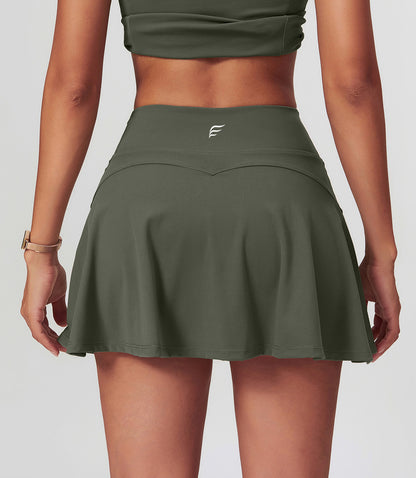 A Shape Build-in Shorts Casual Tennis Sports Skirts
