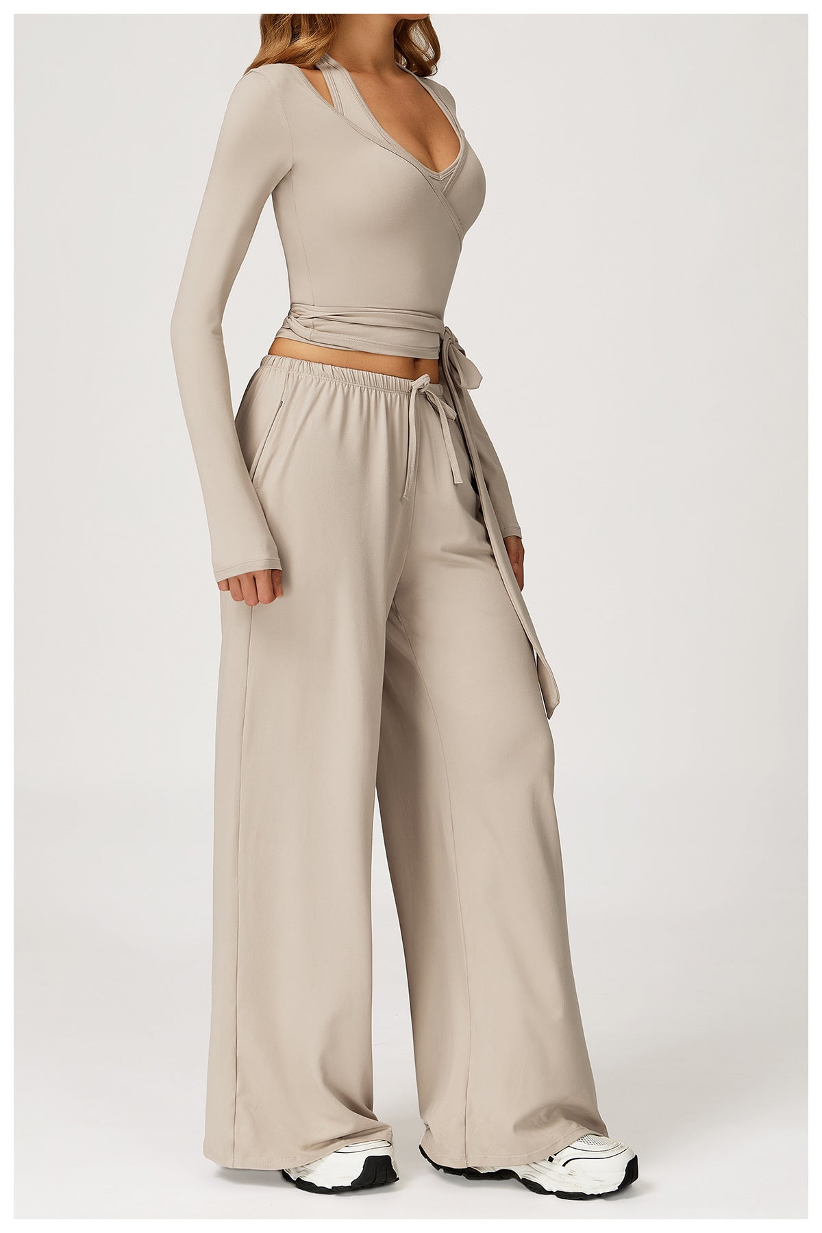 High Elasticity Straps Pilates Wrap Sports Top