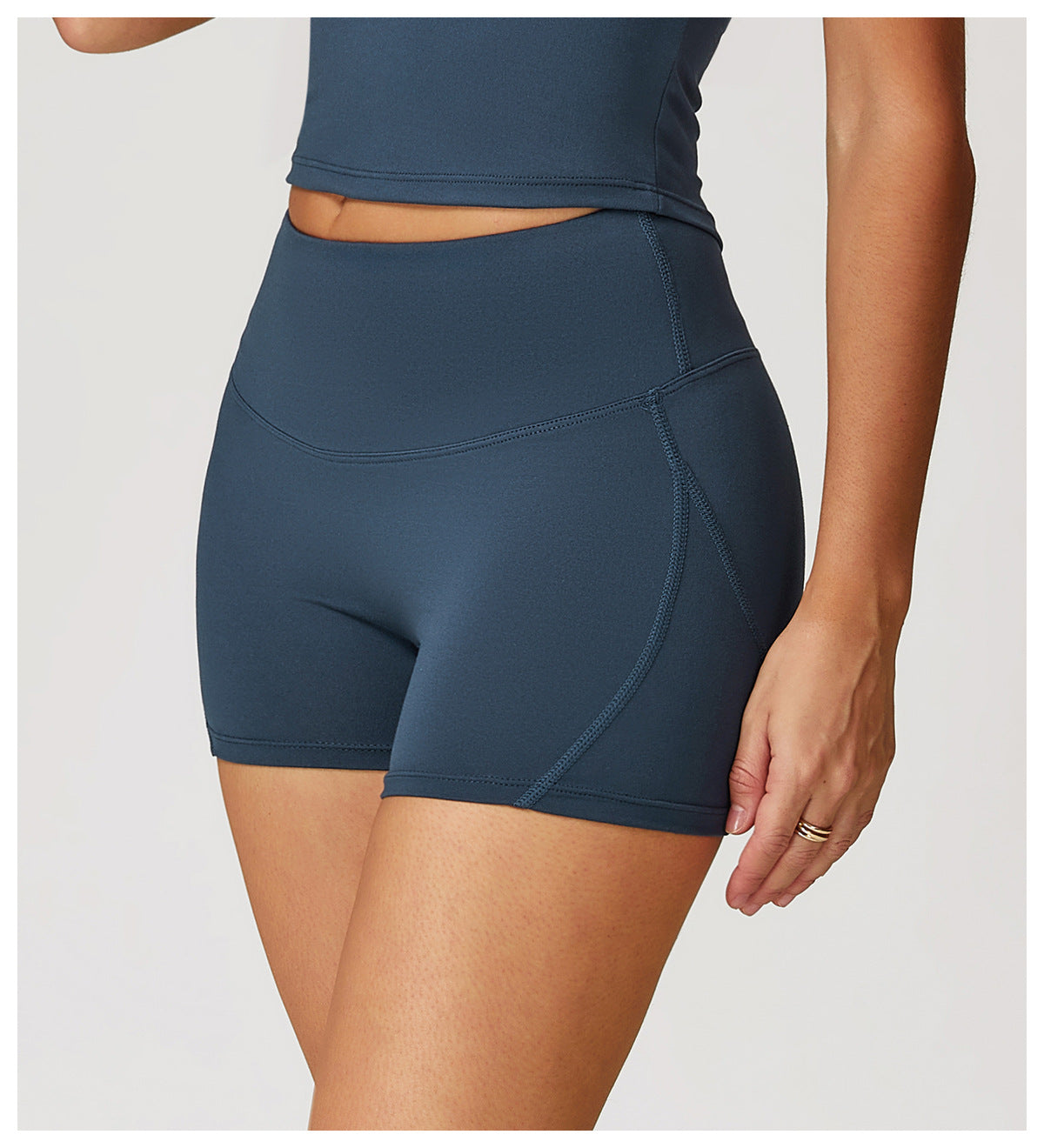 Flash Sale - Skin Touch Peach Line Sports Shorts