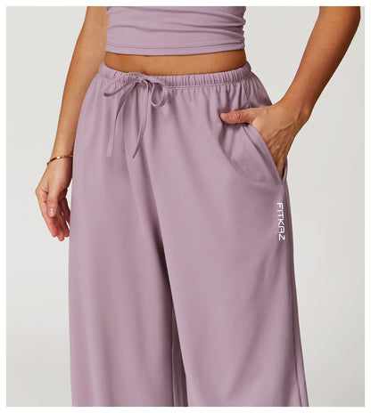 High Elasticity Loose Straight Casual Sports Pants