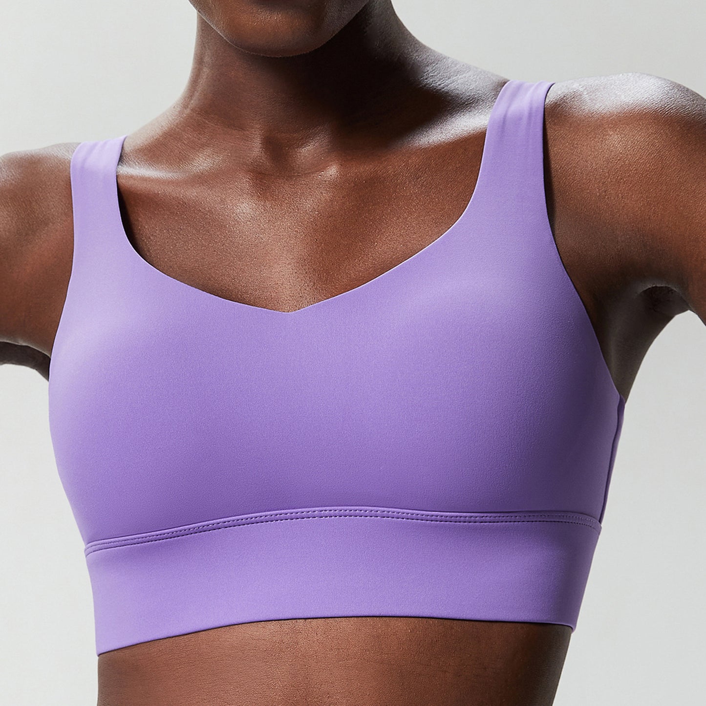 Fixed Pads Push Up High Intensity Sports Bra