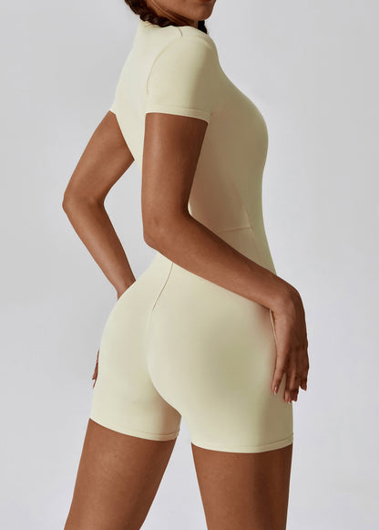 CloudyTouch Zip Up One Picec Jumpsuit (No Pads)