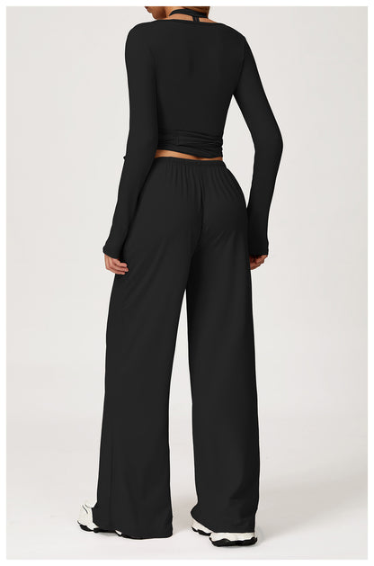 High Elasticity Straps Pilates Wrap Sports Top