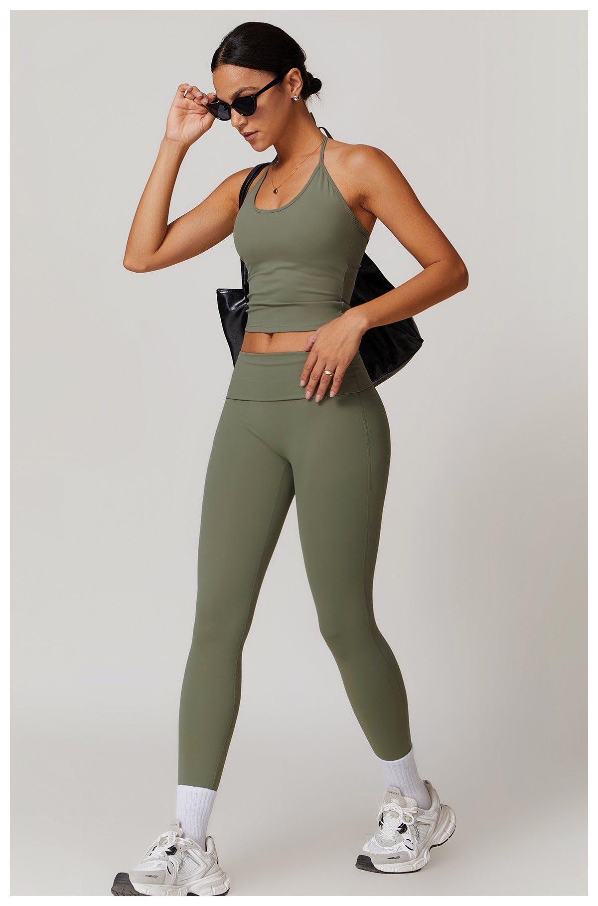 Hottie Spice Straps Casual Back Beauty Sports Halter Tank Top