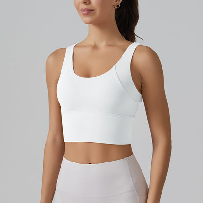 Full Coverage Deep V Back Beauty High Intensity Sports Bra
