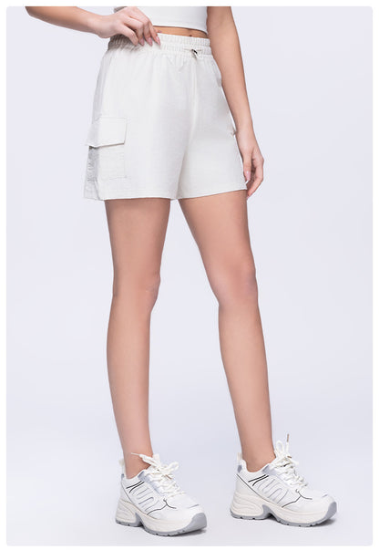 Drawstring Two Side Pockets Casual Sports Shorts