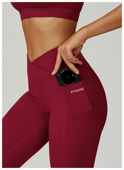 WINTER 26' Cherry Rouge Pockets Legging