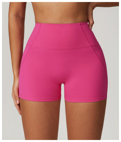 High Waist Casual Splicing Cloudy Touch Sports Shorts