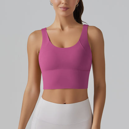 Full Coverage Deep V Back Beauty High Intensity Sports Bra
