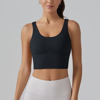 Full Coverage Deep V Back Beauty High Intensity Sports Bra