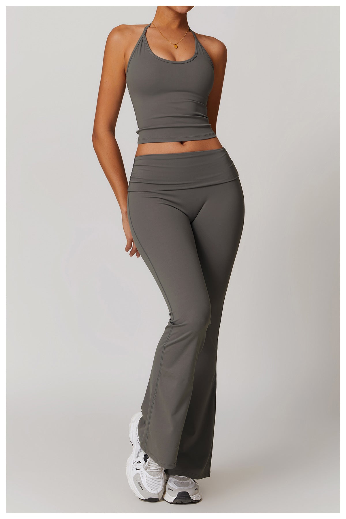 Hottie Spice Straps Casual Back Beauty Sports Halter Tank Top