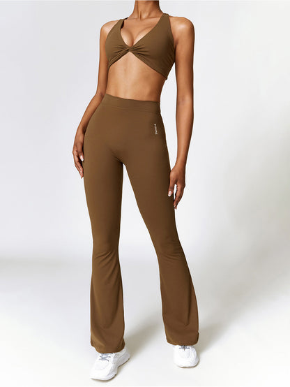 Sanded Quick Dry Beauty Back Bikini Sports Bra
