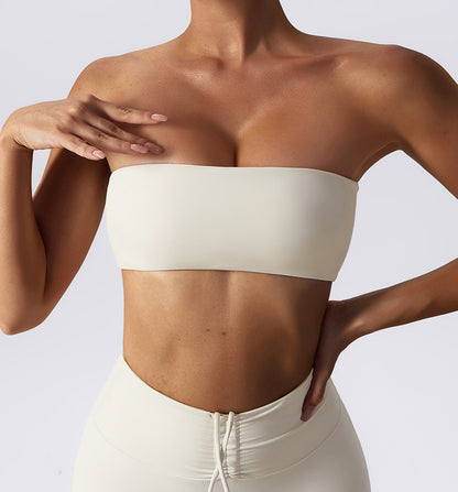 Flash Sale - Skin Touch One Piece Tube Top Sports Bra