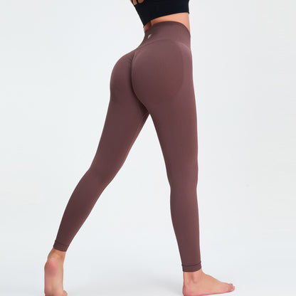 Flash Sale - Macaron Peach Booty Leggings Earth Tone