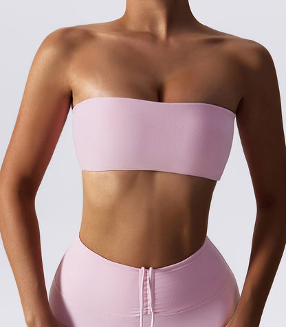 Flash Sale - Skin Touch One Piece Tube Top Sports Bra