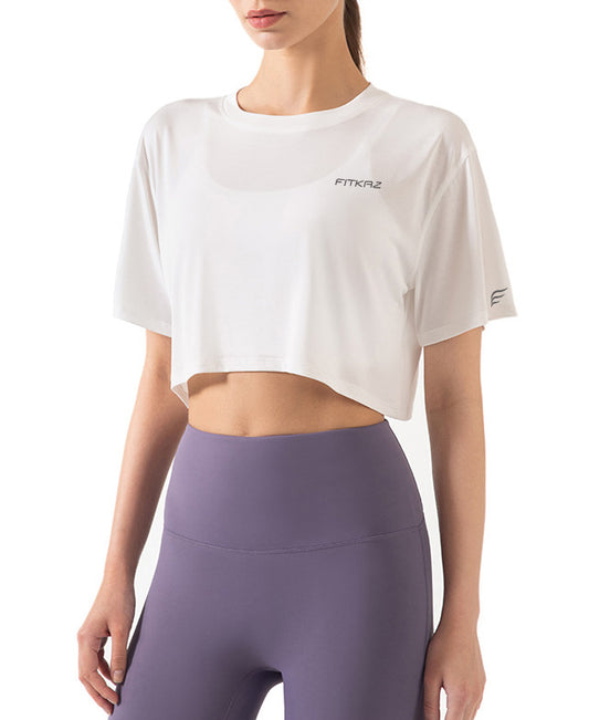 Ultra Thin Modal Material Crop Top