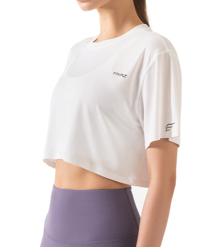 Ultra Thin Modal Material Crop Top