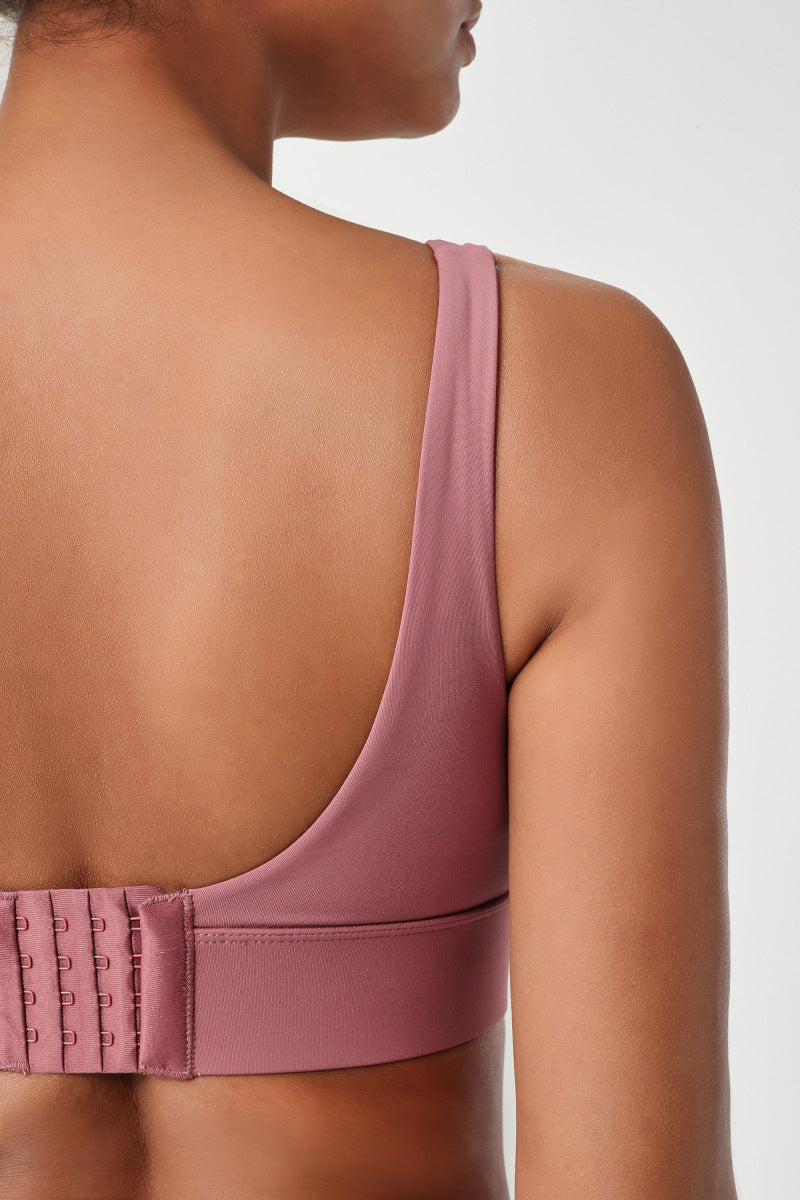 Fixed Pads Push Up High Intensity Sports Bra