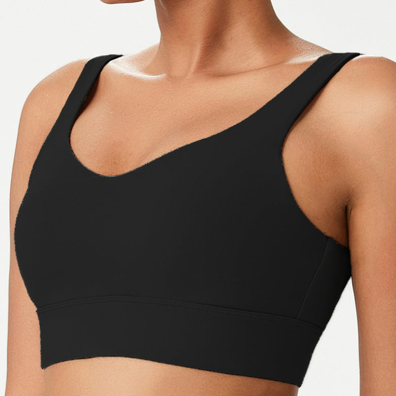 Fixed Pads Push Up High Intensity Sports Bra